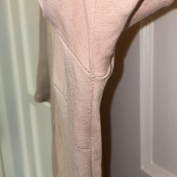 Lulu’s Large Tan Short Sleeve Open Back Maxi Dress - Picture 7 of 9